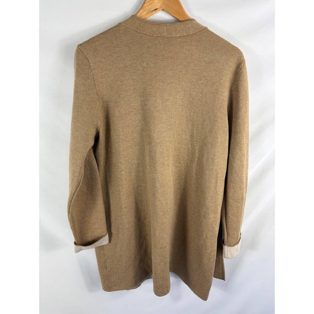 Christopher & Banks Brown Longline Cardigan Size Large - Picture 4 of 4